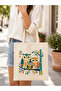 Owl Figured, Raw Cloth Bag, Sublimation Printing, Shoulder Bag, Shopping Bag