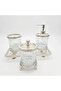 4-Piece Silver-Detail Countertop Bathroom Set - 3