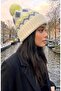 Winter Fusion ™   Ethnic Patterned Soft Knitted Beanie with Pompom-2841