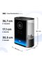 Smart Air Humidifier, 8 L Water Tank, Hot & Cold Mist, 80 Hours Operation, 550 Ml/H Mist Output, 28 Db Quiet, App & Voice Control, 56 m² Coverage Area, Smart Humidity Control - 4