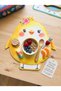 Yellow Chick Embroidery Edged Snack Mat with Flower Buckle 1 Piece