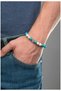 Charm Natural Stone Women's Talisman Bracelet (Moon Stone Pink Quartz Turquoise Natural Stone Bracelet) - 3