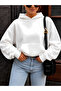 Solid Color Cotton Women's Sweatshirt