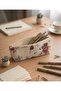 Pencil Case with Floral Pattern School Pencil Holder... - 2