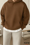 Solid Color Cotton Men's Sweatshirt