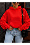 Solid Color Cotton Women's Sweatshirt