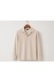 New Season Ottoman Long Sleeve Shirt Stretchy Ribbed Fabric