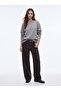 Regular Fit Crew Neck Knitwear Gray Sweater