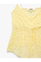 Asymmetrical Tie-Up Semi-Transparent Strappy Lace Blouse - 3