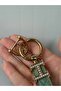 Stylish and Elegant Leather Keychain - Chic Bag Ornament and Accessory - 5