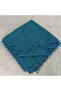Handmade Crochet with Sand Beads, Yemeni Cheesecloth, Scarf, 4 Edges Embroidered - 7
