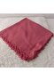 Handmade Crochet with Sand Beads, Yemeni Cheesecloth, Scarf, 4 Edges Embroidered - 4