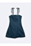 Nınna Askılı Mid Indigo Mini Dress - 3