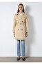 M1110501 Trench Coat Jacket Women's Coat Beige - 5