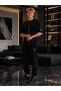 Los Angeles Sleeve Print Detailed Cotton Oversize T-Shirt Tracksuit Adult Set - 2