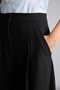 High Waist Pleated Wide Leg Capri I7852Ax26Au - 4