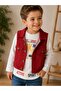 Boy's 3-Piece Seasonal Cotton Suit with Vest and Jeans - 3