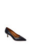 Women's Black Thin Heeled Leather Stiletto Af200019Dv - 8
