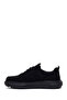 Zero Men's Black Lace-Up Thick Sole Fabric Sneaker Wm680072Kk - 3