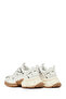 Women's White Lace-Up Thick-Soled Sneaker Af520002Sk - 7