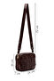 Women's Burgundy Braided Crossbody Bag Wb240001So - 6