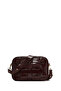 Women's Burgundy Braided Crossbody Bag Wb240001So