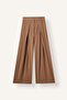 Pleated Wide Leg Long Fluid Fabric Trousers I7405Ax26Sm - 6