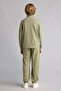 Half Zipper Printed Long Sleeve Top Elasticized Leg Bottom 2-Piece Set Boys I0291A826Au - 6