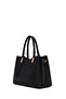 Women's Black Long Strap Classic Shoulder Bag Ab150022Sf - 5