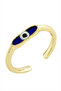 Ring with Evil Eye Stone - 2