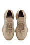 Zero Women's Beige Lace-Up Stone Detailed Fabric Sneaker Af520000Tt - 7