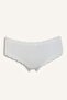 Lace and Bow Detailed Ribbed 2-Piece Slip Panties I4000Ax26Au - 5