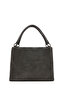 Women's Gray Long Strap Shoulder Bag Wb200016Sv - 3