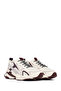 Women's Burgundy Lace-Up Thick Sole Sneaker Af520005Sk - 2