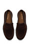 Women's Brown Thick-Soled Suede Leather Masculine Loafer Af200014Ds - 4