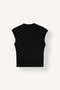 Slim Fit Polka Dot Half Turtleneck Tulle T-Shirt I8182Ax26Au