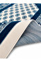 Ultra Luxurious Velvet Woven Prayer Rug with Soft Texture and Fringed Mihrimah Pattern, Petrol Blue - 3