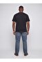 Men's Black Jjbuster Tee Ss Crew Neck Bts Sn Pls Large Size T-Shirt - 5