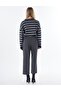 Pleated High Waist Trousers Anthracite - 4