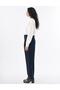 Pleated High Waist Trousers Black - 3