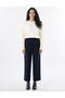Pleated High Waist Trousers Black - 2
