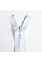 45cm White Hidden Zipper 10 Pieces - 3