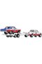 Team Transport 1963 Nova and 1988 Chevy Silverado 3500 Hrv42 1:64 Scale Diecast Vehicle Set - 3