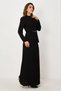 Belt-Detachted Evening Dress 50569 - 2