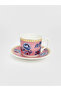 LCW HOME Mixed Flower Printed 2-Person Porcelain Coffee Cup Set - 6