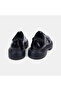 Men's Black Ankle Detailed Thick Soled Leather Classic Shoes - 5