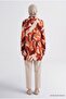 Abstract Patterned Tunic Orange - 4