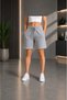 3 Pieces of Women's Shorts (Black-Grey-Navy Blue) Modern Cut Stylish and Comfortable Seasonal - 7