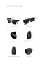Mijia Polarized Sunglasses Clip-On over Prescription Glasses Uv400 Small Compact Design Mjtb03Lm - 8