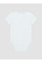 Two Mt Shop Quality Lcw Baby Blue Short Sleeve Printed Baby Boy Bodysuit - 2